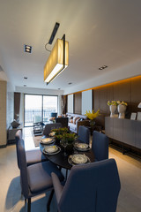 modern dining room