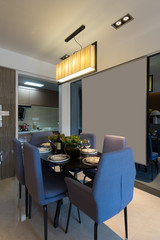 modern dining room