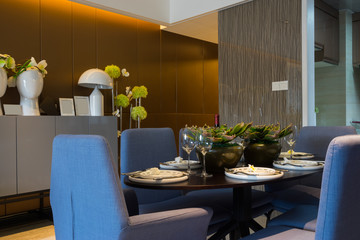 modern dining room