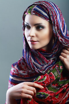 woman scarf