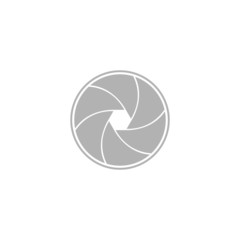 Simple icon Camera objective.