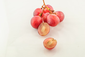 red grape isolated