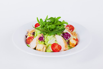 food for the restaurant Caesar salad with chicken