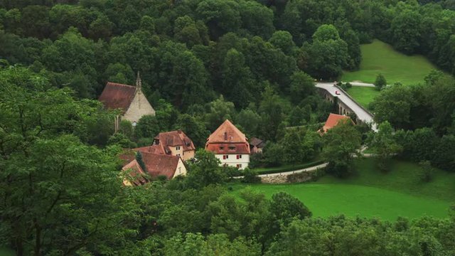 WS HA View of Rothenburg ob der Tauber / Germany