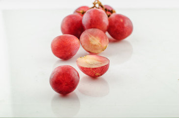 red grape isolated