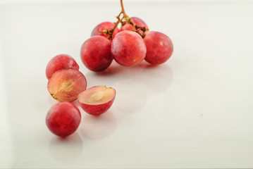 red grape isolated