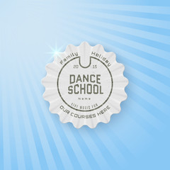 School of Dance badges logos and labels for any use