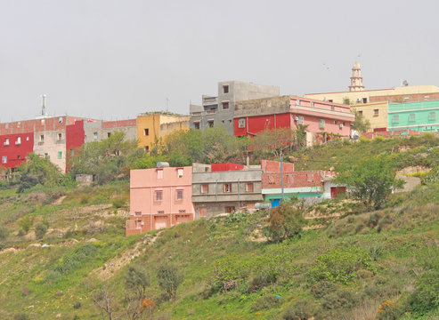 Msirda Fouaga r&eacute;gion de l'Ouest alg&eacute;rien, village d'Arbouze