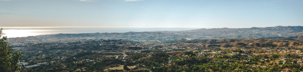 Panoramic view of Fuengirola town. Spain