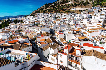 Charming little white village of Mijas. Spain