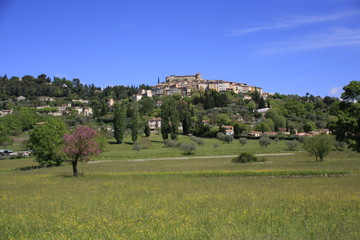 Callian et sa campagne verdoyante