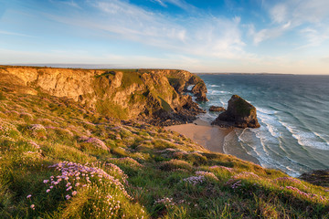 Naklejka premium North Cornwall Coastline