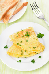 Omelette with herbs