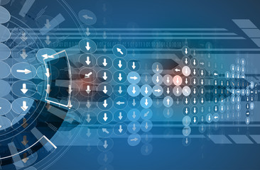 New future technology concept abstract background