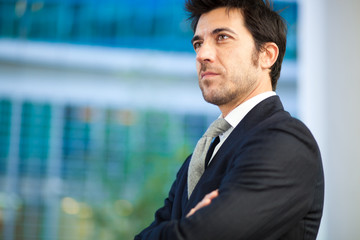 Handsome male manager portrait