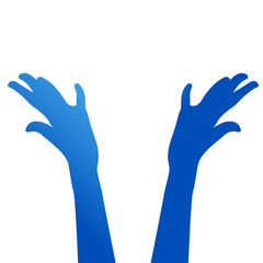 mani, comunità, colori, mani, braccia, colorate