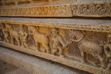 Old ruins of Hampi, Karnataka, India