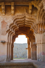 Fototapeta premium Old ruins of Hampi, Karnataka, India