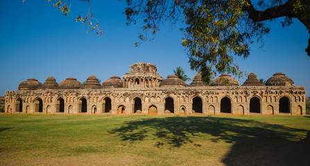 Old ruins of Hampi, Karnataka, India