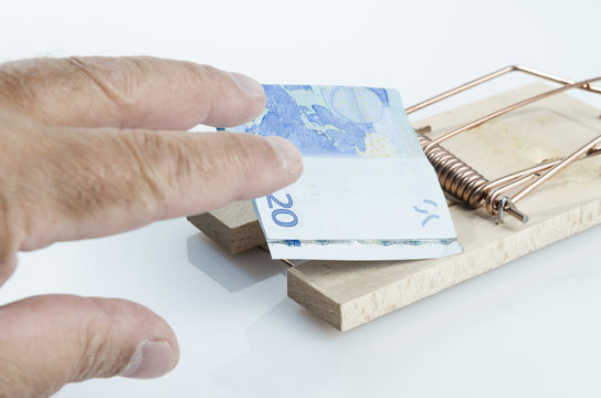 pi&egrave;ge souris avec argent