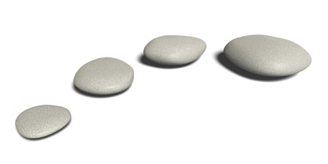 Stone. 3D. Spa Stones