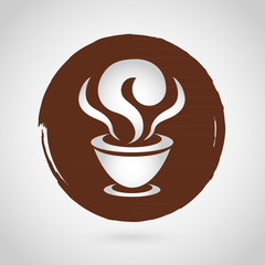 Coffee vector logo design template
