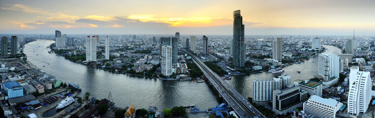 Bangkok city panoramic