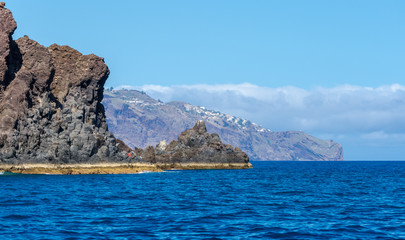 Fototapeta na wymiar Two rocky Cape Madeira.