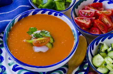 Spanish Cuisine. Gazpacho.