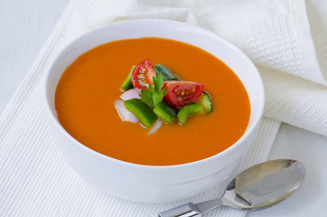Spanish Cuisine. Gazpacho.