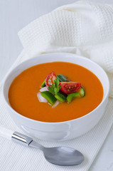 Spanish Cuisine. Gazpacho.