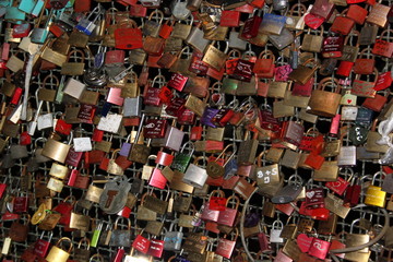 Liebesschl&ouml;sser Hohenzollernbr&uuml;cke