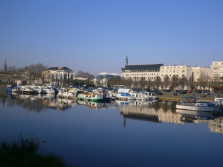 Fototapeta na wymiar Nantes Canal Saint Félix