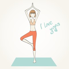 Vector yoga