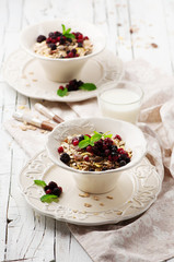 Concept of healthy breakfast