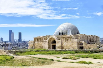 Fotobehang Umayyad Palace at the Citadel in Amman, Jordan © francis92