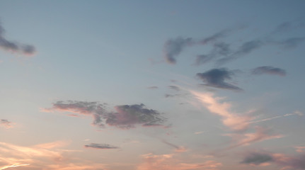 Evening beautiful sky