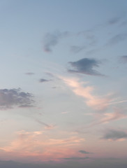 Evening beautiful sky