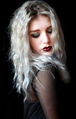 The blonde goth