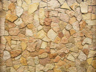 Background of stone wall. Texture of old stone