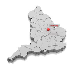 Fototapeta premium Rutland county in England