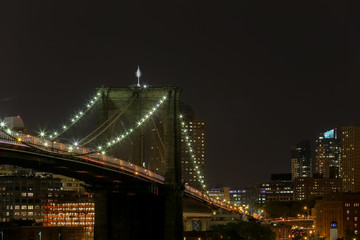 Fototapeta premium Brooklyn w nocy