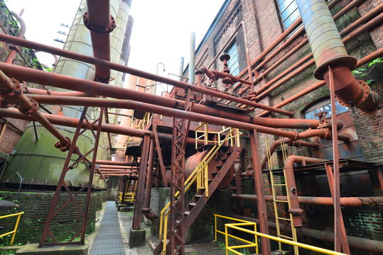 Sloss furnace in Birmingham, Alabama