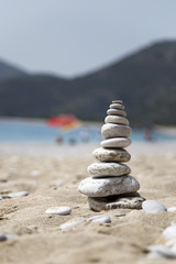 Stone on beach