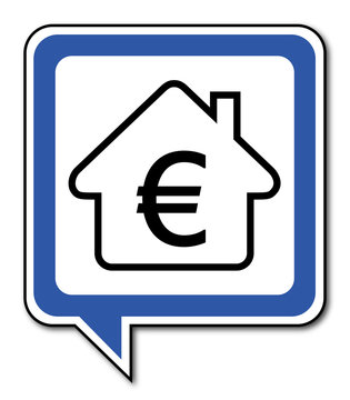 Logo maison et budget.
