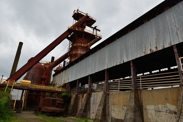 Fototapeta na wymiar Sloss furnaces in Birmingham, Alabama