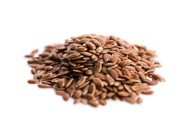 Flax seeds, Linseed, Lin seeds close-up