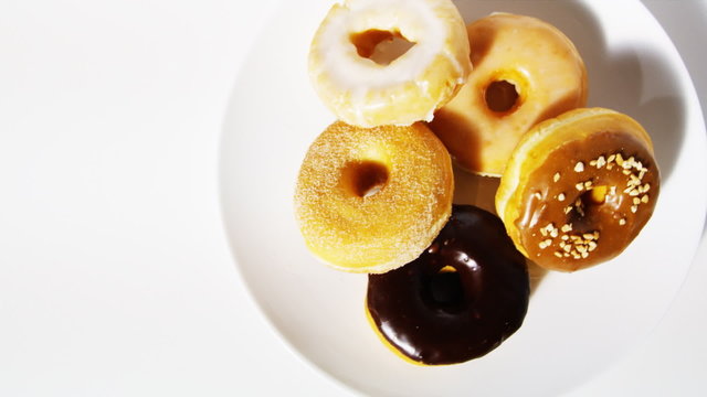 plate of donuts