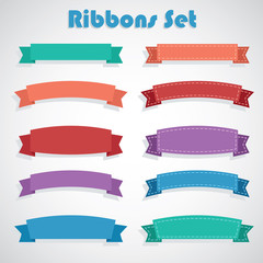 Ribbons set