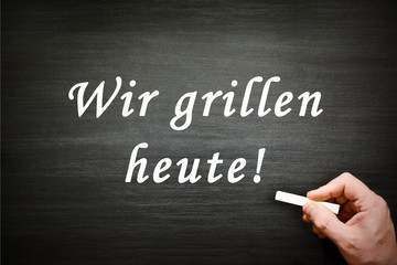 Fototapeta premium heute grillen wir